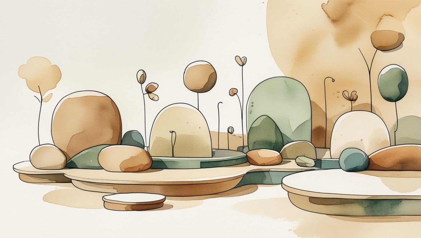 Aquarellbild – Organisationsentwicklung